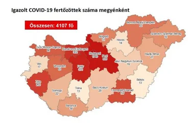 5 fővel emelkedett a beazonosított fertőzöttek száma és elhunyt egy 100 éves, krónikus beteg