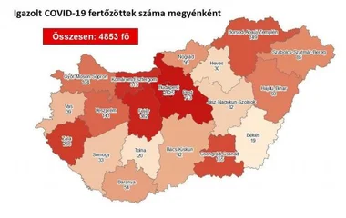 40 fővel emelkedett a beazonosított fertőzöttek száma