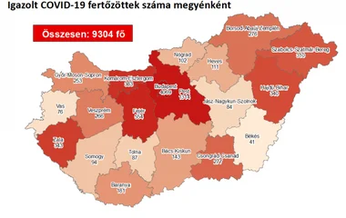 341 fővel emelkedett a beazonosított fertőzöttek száma