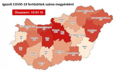 10 ezer fölött van a beazonosított fertőzöttek száma