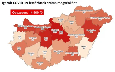 581 fővel emelkedett a beazonosított fertőzöttek száma