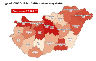 894 fővel emelkedett a beazonosított fertőzöttek száma