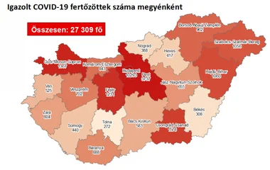 848 fővel emelkedett a beazonosított fertőzöttek száma