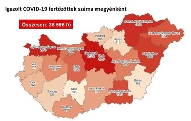 Húszan meghaltak, 1374-gyel nőtt a fertőzöttek száma Magyarországon