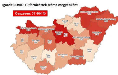 Több mint 1700 regisztrált fertőzött van megyénkben