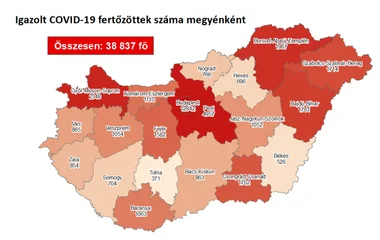 1173 fővel emelkedett a beazonosított fertőzöttek száma