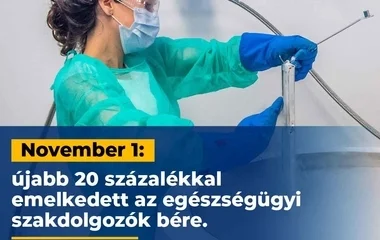 Emelkedett az egészségügyi szakdolgozók bére