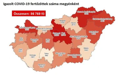 3989 fővel emelkedett a beazonosított fertőzöttek száma