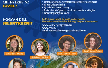  Még lehet jelentkezni a Rotary jövő évei diákcsere programjára