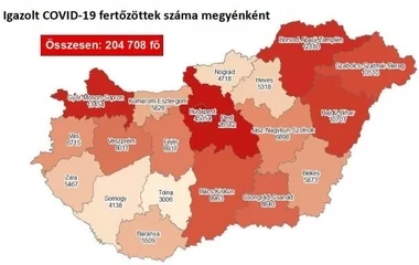 Meghalt 152 beteg, 6268-cal nőtt a fertőzöttek száma Magyarországon