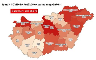 6212 fővel emelkedett a beazonosított fertőzöttek száma