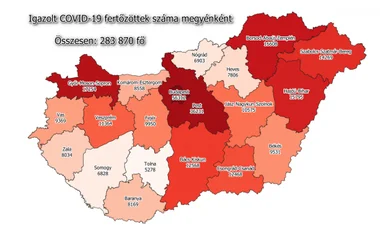 3470 fővel emelkedett a beazonosított fertőzöttek száma