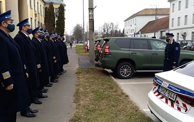 Egyre fiatalodik a megyei rendőrkapitányság gépjármű parkja