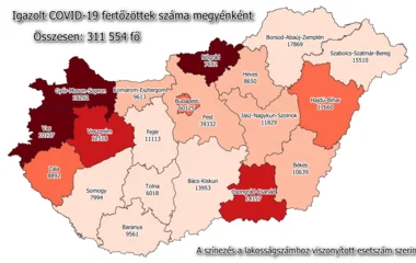 Több mint 3000 fővel emelkedett a beazonosított fertőzöttek száma