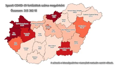 1198 fővel emelkedett a beazonosított fertőzöttek száma