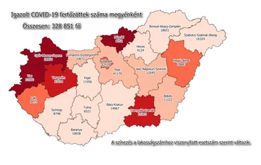 856 fővel emelkedett a beazonosított fertőzöttek száma