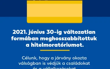 Meghosszabbodott a hitelmoratórium