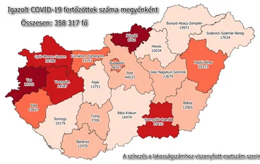 1344 fővel emelkedett a beazonosított fertőzöttek száma