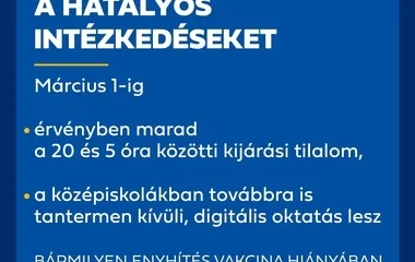 Március 1-ig meghosszabbodnak a jelenlegi szabályok