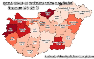 1561 fővel emelkedett a beazonosított fertőzöttek száma 