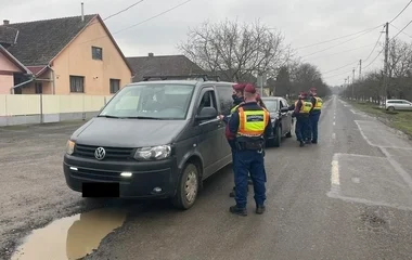 Közlekedésbiztonsági ellenőrzés Vásárosnamény területén