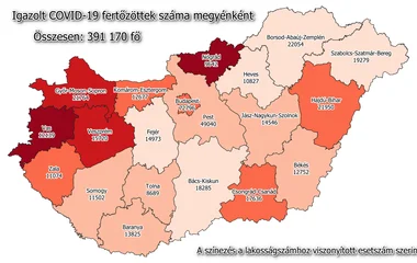 1548 fővel emelkedett a beazonosított fertőzöttek száma és elhunyt 94 beteg