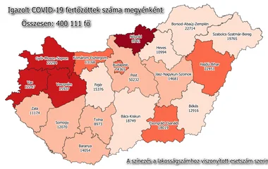 2995 fővel emelkedett a beazonosított fertőzöttek száma 