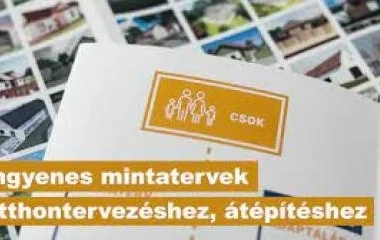 Ingyenesen letölthető tervrajzokkal segítik az építkező családokat