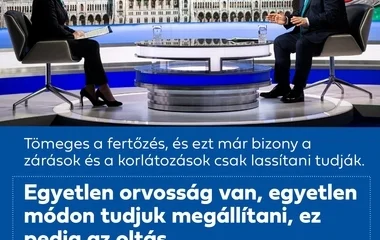 Egyetlen módon tudjuk megállítani a vírust, oltással