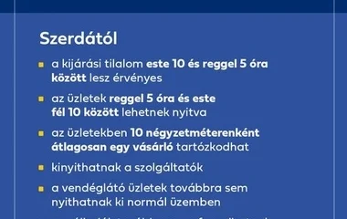 Szerdától nyithatnak az üzletek, és újraindulhatnak a szolgáltatások!