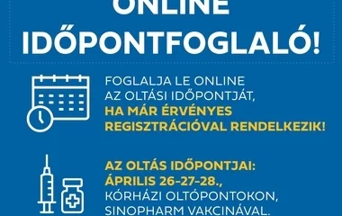 Megnyílt az online időpontfoglaló