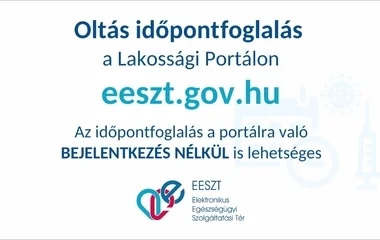 Vasárnap megnyílt az online oltási időpontfoglaló