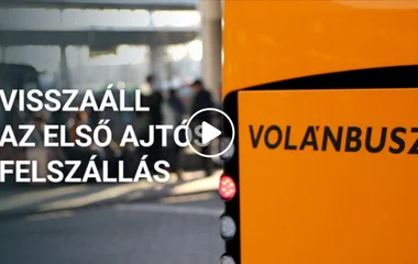 Visszaáll az első ajtós felszállási rend a nyíregyházi buszokon