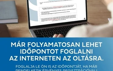 Pfizer-oltásra is lehet már online időpontot foglalni