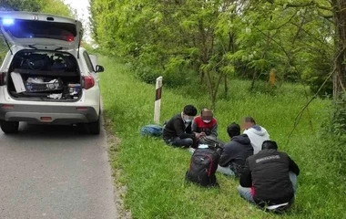 Öt külföldi férfit fogtak el Nyírbéltek térségében