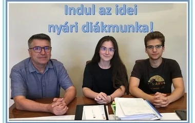 Indul az idei nyári diákmunka program