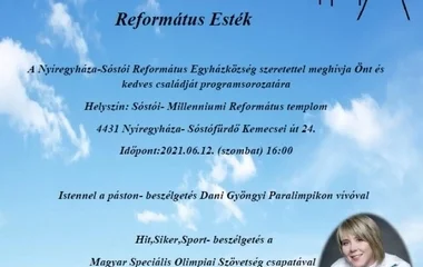 Folytatódik a Református esték programsorozat