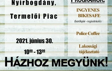 Házhoz mennek a rendőrök Nyírbogdányban