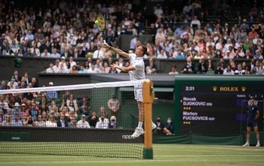 Fucsovics kikapott Djokovictól Wimbledonban, a negyeddöntőben