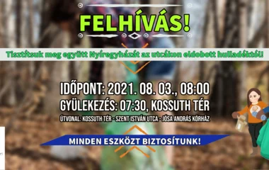 Hulladékgyűjtésre invitálja a lakosságot a Nyíregyházi Diák-polgármesteri Iroda