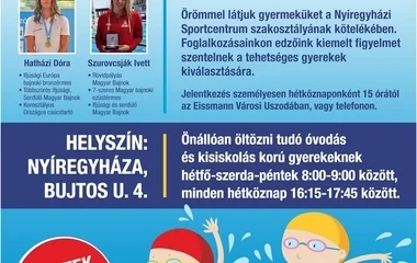 Várják az úszni vágyó gyerekeket a Városi Uszodában