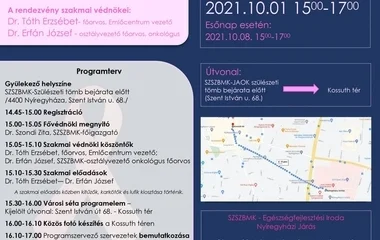 Sétával hívják fel a figyelmet a szűrővizsgálatok fontosságára