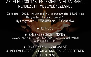 Az elhurcoltakra emlékeznek