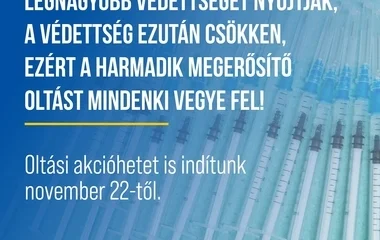 A jövő héten akár regisztráció nélkül is felvehetjük oltásunkat