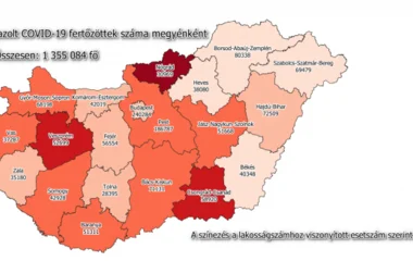 6851 az új fertőzött és elhunyt 94 beteg hazánkban