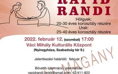 Újra lesz rapid randi Nyíregyházán