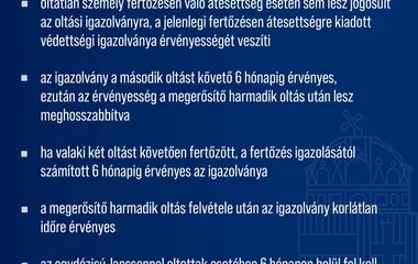 Február közepén jön az oltási igazolvány