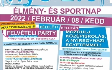 Élmény- és Sportnap a Nyíregyházi Egyetemen