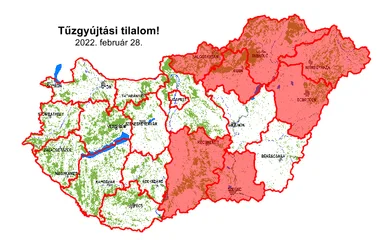 Megyénkben is tuzgyújtási tilalmat rendeltek el szombattól