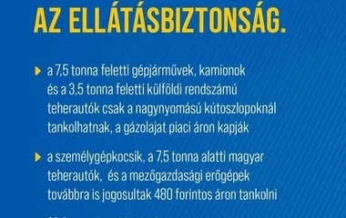 Gulyás: a kormány kitart a benzinárstop mellett 